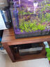 格匠鱼缸架子生态缸专用超强承重底座家用客厅实木花架一体落地置物架 胡桃色70*45*70cm(粗腿)2S鱼缸架 实拍图