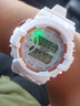独角兽腕表 学生ins风韩版简约潮流网红少女心抹茶绿防水电子手表 乳白色 实拍图