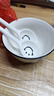 【超级爆品】陶瓷碗高颜值饭碗加厚碗勺套装可爱卡通碗盘餐具套装 笑脸碗 2碗2勺 实拍图