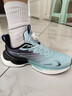 里奇.乔丹   RICKY JORDAN运动鞋男秋冬季鞋子旋转纽扣跑步鞋初中学生超轻减震网面透气男鞋 浅蓝-透气飞织 45 标准鞋码 实拍图