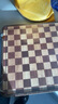 好管家棋盘格相思木菜板抗菌防霉家用不锈钢双面案板实木砧板45*32*2.6 实拍图