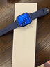 Apple/苹果 Watch Series 10 智能手表GPS款46毫米银色铝金属表壳丹宁色运动型表带S/M MX203CH/B 实拍图