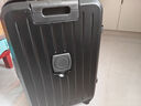 贝初众行李箱次日达小型可登机箱大容量拉杆旅行密码皮箱子高颜值 经典黑【升级多功能】加厚款 26英寸 【搬家出国】闪电发货 实拍图