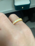京东京造 满天星足金培育钻石戒指12号≥1.35g生日礼物送女友老婆 实拍图