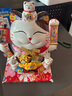 侑家良品 12寸招财猫 客厅收银台招财摆件乔迁开业礼物自动摇手大号发财猫 实拍图