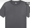 【大牌清仓】夏季纯棉男女休闲短袖T恤情侣潮流百搭ins圆领半袖 深灰色 XL 140-155斤 实拍图