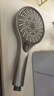 九牧王世家德国淋浴增压花洒喷头浴室浴霸通用高压淋雨莲蓬花洒头套装 [謎雾-灰]喷头+免钉座 德国顶级品质/大面板花 实拍图