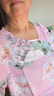 隽燕飞妈妈棉绸睡衣女夏季薄款长袖冰丝中老年人家居服夏天女装绵绸 【瞬间凉感】3155粉妆玉砌 5XL 实拍图