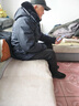 啄木鸟中老年人羽绒服男装爸爸加厚中长款脱卸内胆大码宽松外套冬季衣服 黑色 XL (建议130-150斤) 实拍图