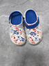 变形金刚变形金刚儿童拖鞋中大男女童凉拖鞋宝宝洞洞鞋 米白/宝蓝 34/35码 实拍图