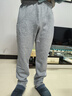 安踏（ANTA）运动裤男士加绒卫裤秋冬季加厚保暖跑步长裤子休闲裤直筒针织裤 【加绒-升级挺括版-直筒】灰色7307-2 L 实拍图
