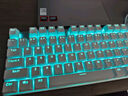 惠普（HP）GK400F机械键盘 办公电竞游戏专用有线 台式机笔记本电脑键盘鼠标套装 【银色冰蓝光 键鼠套装】红轴 USB 实拍图