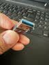 毕亚兹 适用苹果18/17充电器线转接头 USB3.0公转Type-C母 USB-C数据转接器 iPad华为手机接笔记本电脑 实拍图