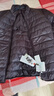 啄木鸟轻薄羽绒服男女款秋冬季保暖防寒白鸭绒纯色时尚休闲情侣外套上衣 18819黑色（立领羽绒服） XL （推荐体重120-140斤） 实拍图