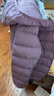 迷你巴拉儿童羽绒服男女童厚款保暖连帽棉服防风保暖羽绒外套【防水透湿】 粉紫70005 【白鸭绒-1000+洁净度】 130 【充绒量52.6g】 实拍图