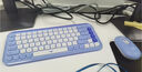 罗技（Logitech）POP ICON KEYS键盘泡泡键盘无线蓝牙双模AI轻音办公键盘无线鼠标键鼠套装送女生女友礼物 POP ICON COMBO紫色 实拍图