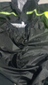 依莱芬（EALLAVEN）特大号雨衣雨裤套装男款加肥加大码外卖骑行分体长款全身防暴雨披 黑色-旗舰款套装 5XL1件（适合200-230斤） 实拍图