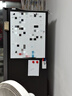 齐富60*90cm白板贴墙磁性家用可移除不伤墙自粘涂鸦墙面磁吸画板儿童小黑板贴墙画画教学可擦软白板 实拍图