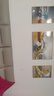 Sixpoetry 客厅装饰画现代简约沙发背景墙壁画轻奢三联晶瓷画大气高档挂画 福禄双收（铝合金外框） 晶瓷画左右50*70+中间100*70亮面 实拍图