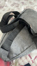 袋鼠（KANGAROO）胸包 男士单肩运动包 7.9吋ipad平板包 防泼水大容量休闲背包 浅灰色 实拍图
