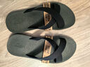 马登工装软底拖鞋男磨砂细纹夏季凉拖浴室防滑十字拖凉鞋男士沙滩鞋 卡其绿 （尺码偏小，可参考推荐脚长选择） 43 实拍图