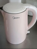 美的（Midea）电热水壶电水壶烧水壶双层防烫价保11.11 0涂层 食品级304不锈钢1500W快速沸腾1.7L大容量 HJ1705 实拍图