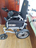 德伴电动轮椅老年人全自动轻便可折叠旅行残疾专用智能可躺代步YLB-W 【后躺+抬腿】语音播报+远程遥控 铅酸12A 实拍图