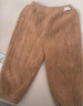 迷你巴拉男童女童仿羊羔毛休闲裤宝宝毛绒儿童长裤【猫绒绒】 卡其50625 110 实拍图