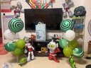 多美忆生日场景布置气球生日装饰成人儿童男孩女孩周岁快乐桌飘绿色 实拍图