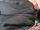 罗蒙（ROMON）鹅绒羽绒服男中长款加厚保暖可拆连帽冬季外套男Q26黑色180 实拍图