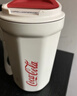 格米（germ）可口可乐联名咖啡杯高颜值车载便携316杯子男女士大容量保温杯 白色【可口可乐联名】390ml 实拍图