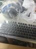 前行者（EWEADN）静音有线无线键盘鼠标套装机械手感游戏办公专用电脑笔记本蓝牙电竞键鼠耳机三件套 金属黑【蓝光】+静音宏鼠标+耳机 实拍图