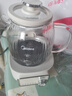 美的（Midea）花漾0胶水全玻璃养生壶 多功能煮茶壶 母婴烧水壶 恒温电热水壶 全自动一体煮茶器1.2L YS12B302J 实拍图