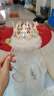 多美忆生日帽生日场景布置女孩成人装扮儿童生日装饰道具米色皇冠头纱 实拍图