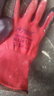 星宇劳保手套N518丁晴浸胶防滑耐磨防油防水透气涂胶木工工地手套 N528 红纱黑12双【升级更耐脏】 实拍图