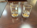 拜杰白酒杯一两金边玻璃酒杯烈酒杯酒盅小酒杯 一口杯 50ml2只装 实拍图