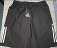 阿迪达斯短裤男夏季透气薄款宽松休闲运动梭织五分裤 黑/白 3CS-BW  XL  实拍图