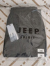 JEEP SPIRIT吉普运动裤男秋冬季休闲裤中青年纯色宽松长裤  黑色直筒加绒 7XL 实拍图