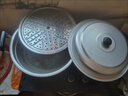 柏尼森铝锅家用汤锅老式加厚蒸锅煮饺子双耳锅尖底纯铝带笼屉燃气灶专用 34CM铝汤锅+1蒸片+1蒸笼 1cm 实拍图