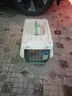 【京东快递】宠物航空箱猫咪狗狗便携猫笼子高铁空运箱托运箱车载 双拼青灰色 49*31*31 箱子+垫片 实拍图