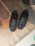 骆驼（CAMEL）软底舒适耐磨套脚秋中年商务休闲皮鞋男 GE12235379 黑色 44 实拍图