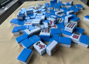 隆玉家用麻将牌手搓大号44mm天蓝色中号麻将全国通用 附赠桌布 实拍图