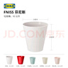 宜家（IKEA）FNISS芬尼斯无盖垃圾桶家用办公室大容量卫生间桶纸篓生活日杂 白色10公升 实拍图