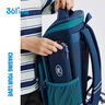 361°儿童书包小学生1-3-6年级减负护脊大容量双肩背包 藏青/绿 实拍图