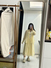 自巧小个子醋酸盐系衬衫半身裙两件套女2024春夏新款慵懒漂亮套装 奶酪黄衬衫 XS (2码) 实拍图