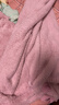 红豆居家睡衣女秋冬季法兰绒加绒加大加厚韩版法兰绒家居服套装可爱保暖 J1J732 柔光紫732 175/96A 实拍图