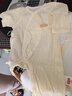 贝瑞加（Babyprints）新生儿连体衣2件装婴儿纯棉内衣薄款四季爬服柔软宝宝哈衣 黄52 实拍图