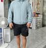 京东京造防晒衣男防紫外线2026秋季原纱凉感男女同款外套衣服 铅灰色3XL 实拍图