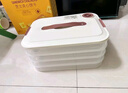 京东京造 饺子盒食品级PP5 可计时手提大容量冰箱保鲜收纳盒 （三层一盖） 实拍图