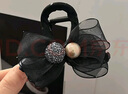 向晚 发夹发卡高级感发夹女蝴蝶结抓夹后脑勺小号头发鲨鱼夹发饰 实拍图
